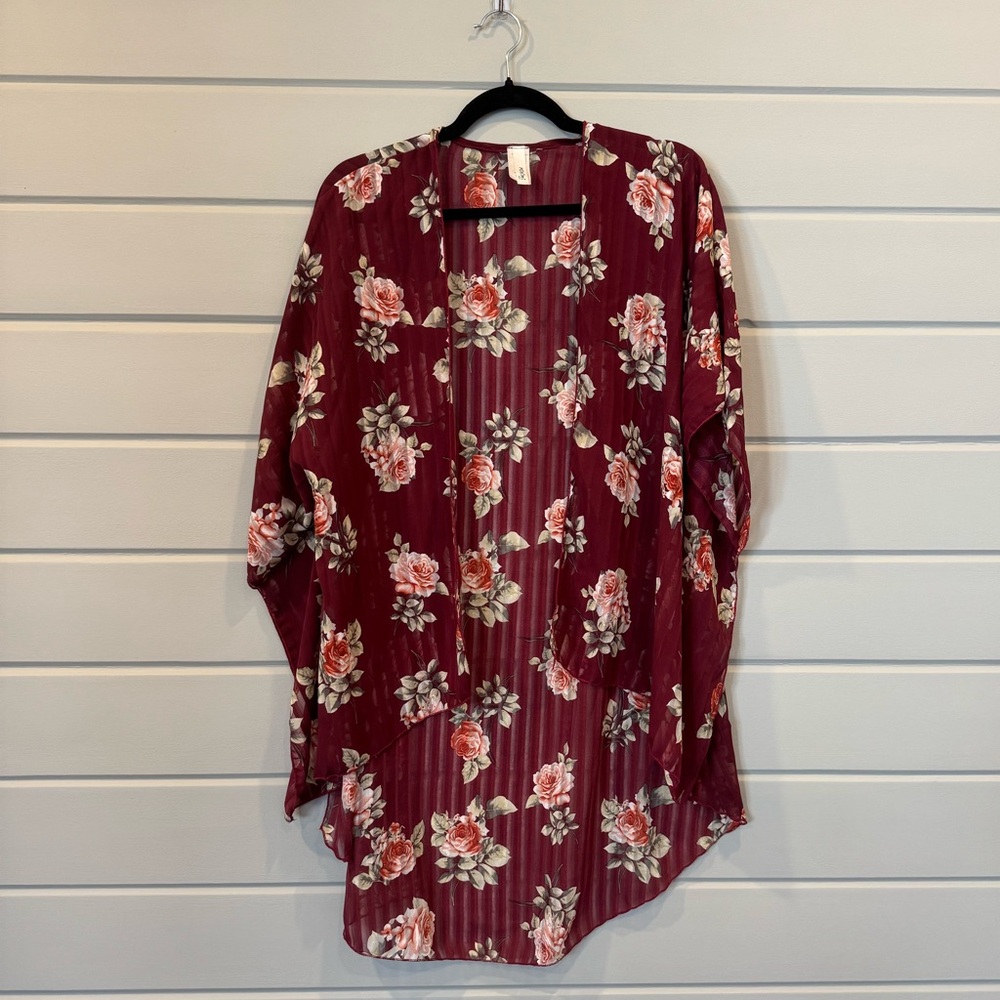 Minimi M floral kimono